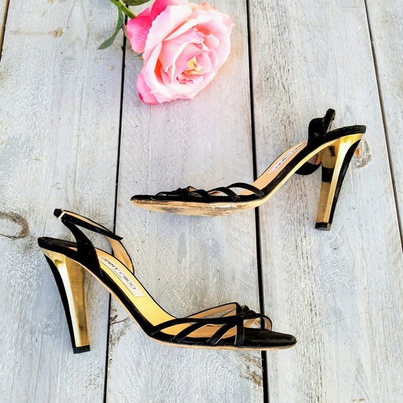 Jimmy Choo London Leather Strappy Heels - Picture 3 of 7